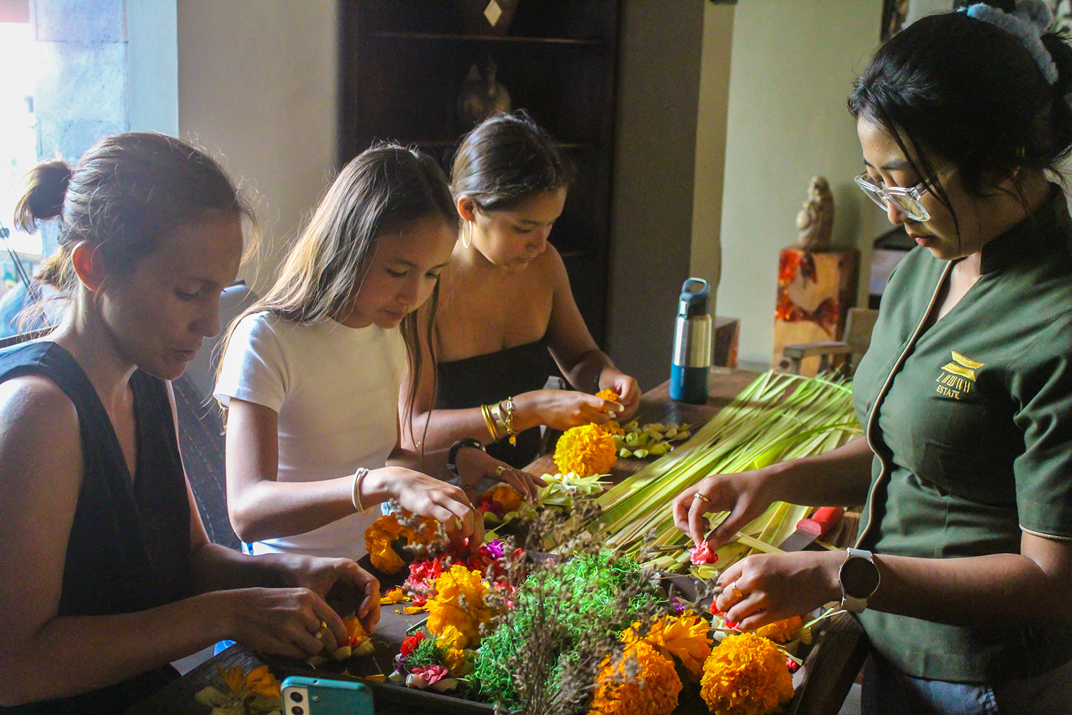 Balinese Offering Making